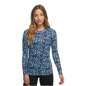 Kari‎ Traa Fryd Long-Sleeve Baselayer Women’s XL Blue Patterned
